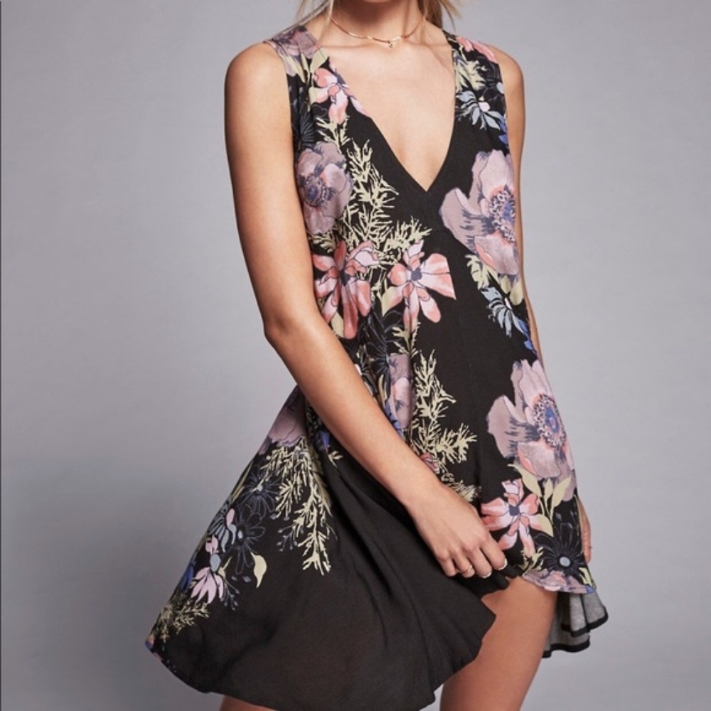 Free People Backyard Party printed tunic